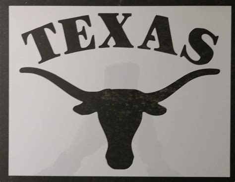 Texas Longhorns Custom Stencil My Custom Stencils