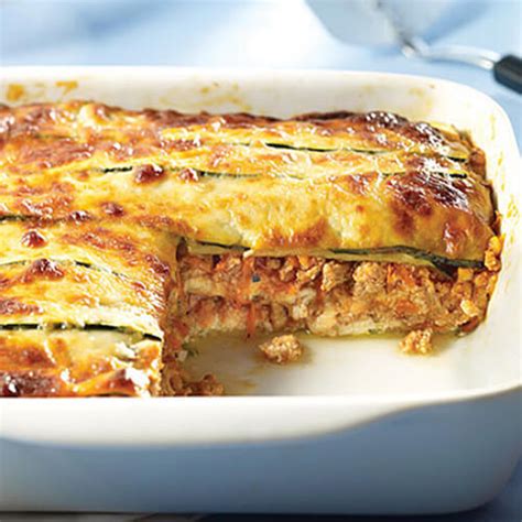 Turkey Zucchini Layered Lasagna Jennie O Recipes