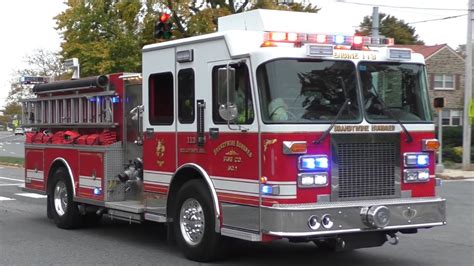Brandywine Hundred Fire Company Engine 113 Responding 102520 Youtube