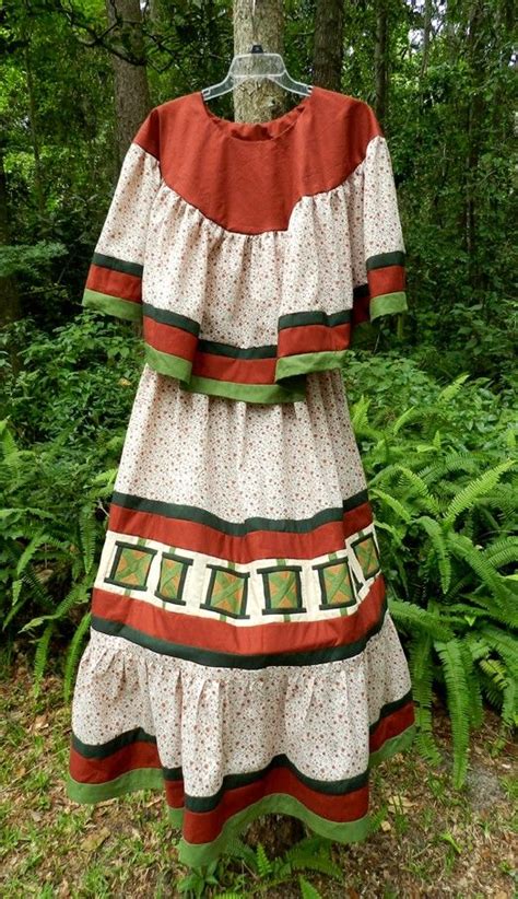 Native American Muskogee Creek Regalia Skirt And Cape Native American