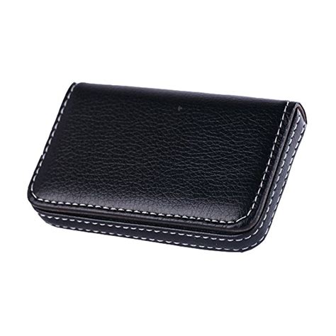 Your walmart pay account is based on your walmart app log in information. Black Pocket PU Leather Business ID Credit Card Holder Case Wallet with Magnetic Flap - Walmart ...