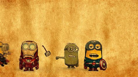 Minions Avengers Drawing Exclusive Hd Wallpapers Minions Fondos