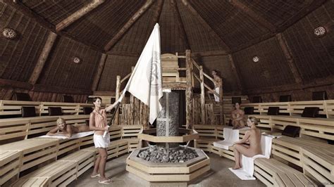 the world s largest sauna center at therme erding saunologia fi sauna german sauna sauna