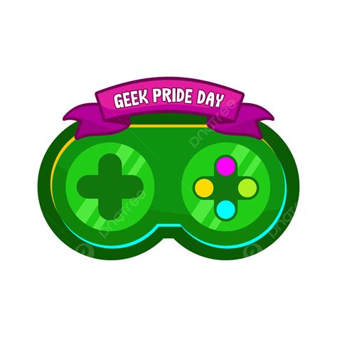 Geek Pride Vector Art Png Geek Pride Day Gamepad Cartoon Vector Design