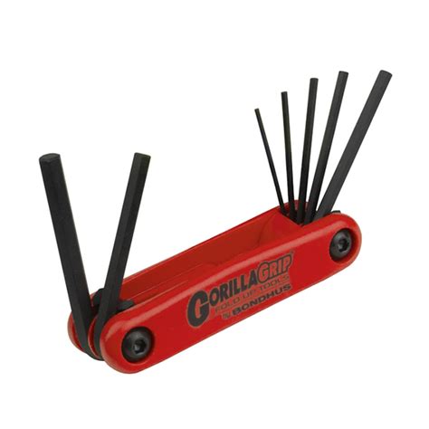 7 Pc Fold Up Metric Hex Key Set Equiparts