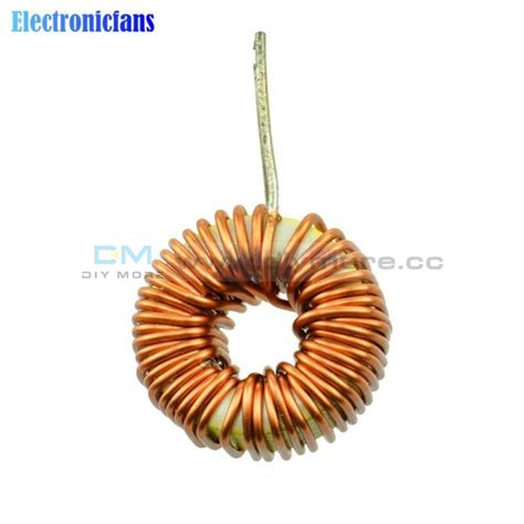 5pcs Toroid Core Inductors Wire Wind Wound For Diy Mah 100uh 6a Coil