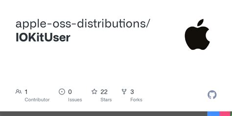 GitHub Apple Oss Distributions IOKitUser