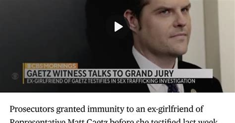 Ex Girlfriend Granted Immunity In Sex Trafficking Probe Album On Imgur