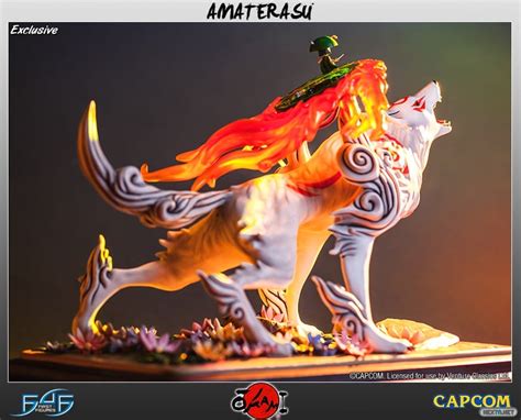 Impresionante Figura De Amaterasu Diosa Lobo De Okami