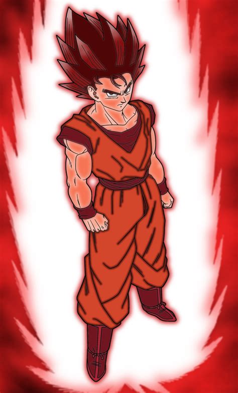 Goku Kaioken By Naruttebayo67 On Deviantart