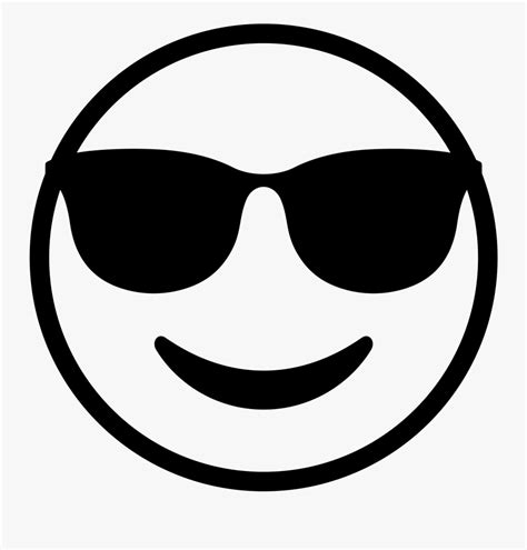 Download these amazing cliparts absolutely free and use these for creating your presentation, blog or website. Smiley Face Black And White 24, Buy Clip Art - Sunglasses ...