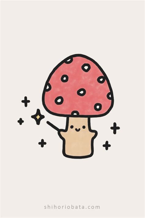 20 Easy Mushroom Drawing Ideas