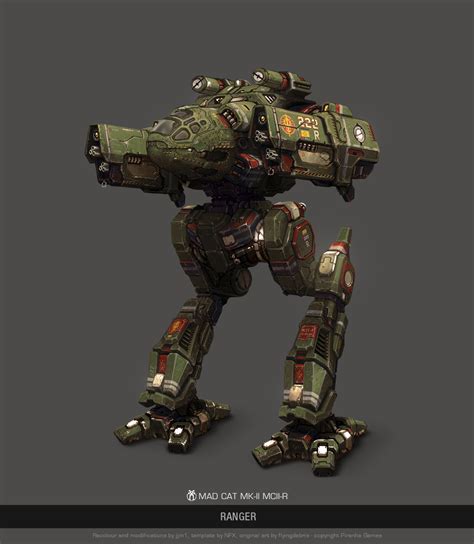 Timber wolf (mad cat) screenshots revealed! MWO - Mad Cat MK II - Ranger by user000000000001 on DeviantArt