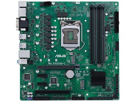 Asus Pro B460m Ccsm Lga 1200 Micro Atx Intel Motherboard