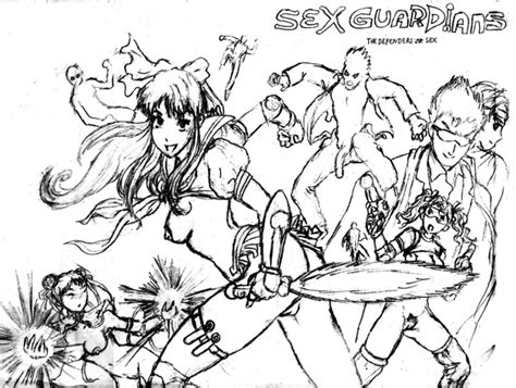 Sex Guardians Manga Cover By Dirtybrain70 Hentai Foundry