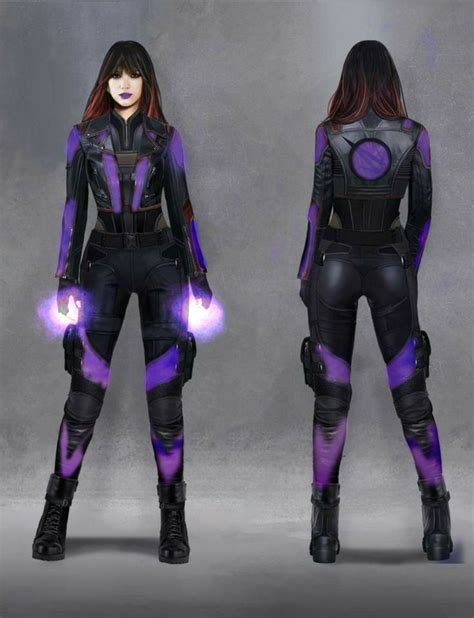 Purple Suit Mcu Superhero Costumes Female Avengers Outfits Super