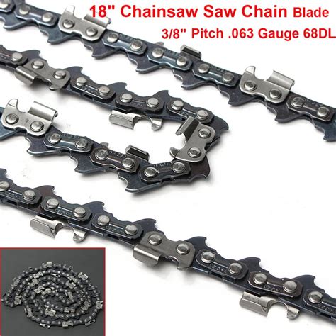 18 Inch Chainsaw Saw Chain Blade Replament For Stihl Ms251 Ms251c 063