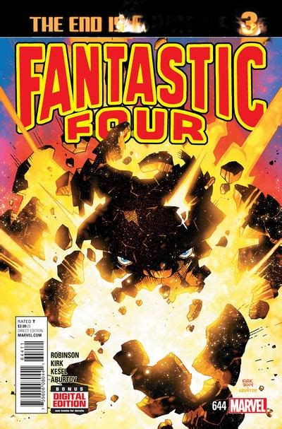 Fantastic Four 644 Fantastic Four 2014 Series Marvel Comics