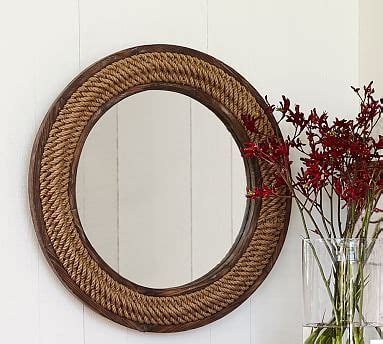 You can get yards and yards for just eight dollars worth. Round Rope Mirror | Pottery Barn