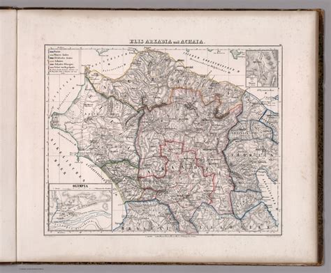 Elis Arkadia Und Achaia David Rumsey Historical Map Collection