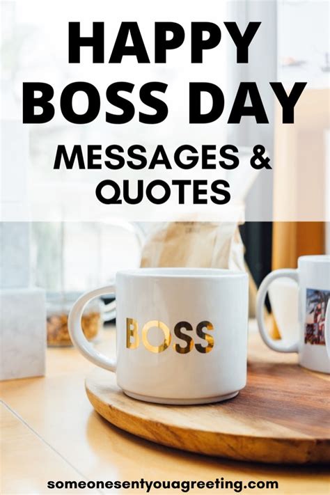 Happy Boss Day Messages And Quotes Someone Sent You A Greeting