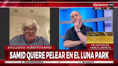 Samid Quiere Pelear Con Mauro Viale En El Luna Park Youtube
