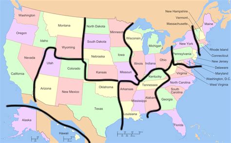 How To Memorize The 50 States On A Map Maping Resources