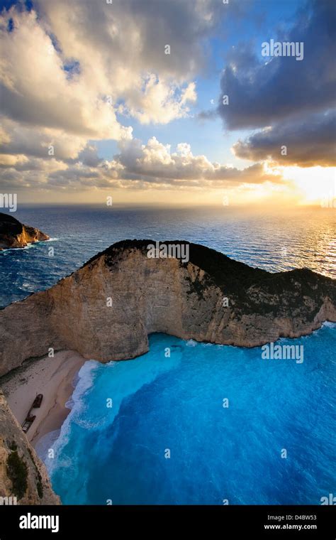 The Famous Shipwreck Beach In Zakynthos Greece Stock Photo Alamy