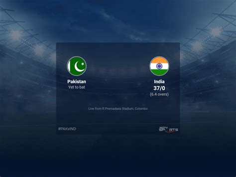 Pakistan Vs India Asia Cup Live Cricket Score Live Score Of