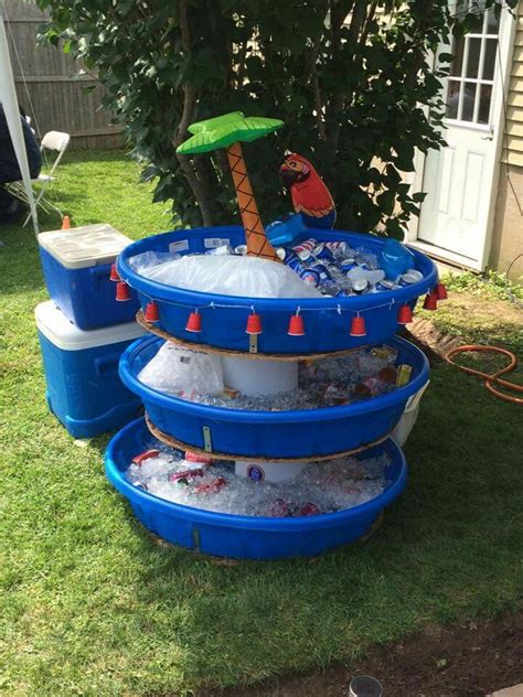 Pick the 40th birthday party favors and decorations to match your birthday theme. Our Graduation cooler!!!!! 🎓🎉 | 40th birthday party food, 18th birthday party, Night pool party