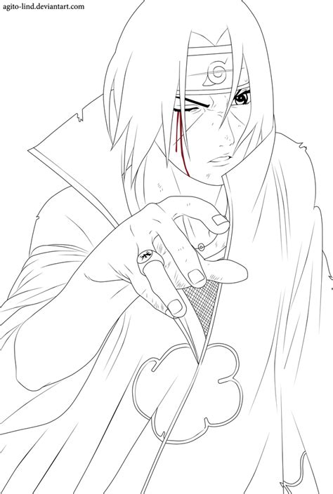 Download Uchiha Itachi lineart by aagito | Naruto uzumaki art ...