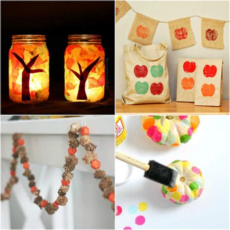 12 Fun Fall Crafts For Kids The Ultimate List Diy Candy