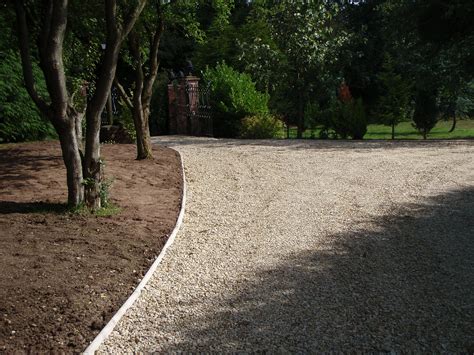 Gravel Driveway Edging Ideas