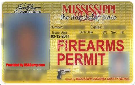 Mississippi Concealed Carry Permit Information