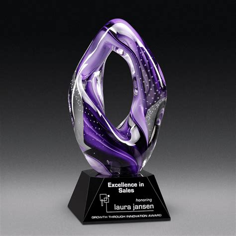 Art Glass Awards Glassical Designs Unique Awards And Recognition