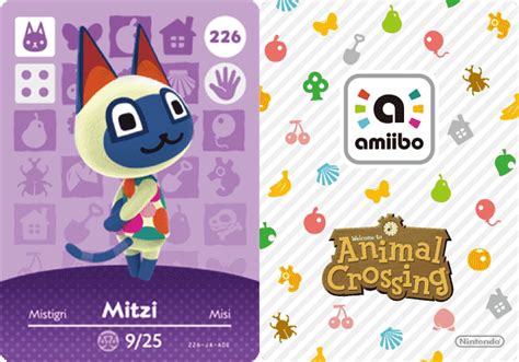 This is an image of a copyrighted card, and the copyright for it is most likely held by the publisher of the card. Mitzi Amiibo Card / Animal Crossing Amiibo Cards All Cards List Animal Crossing World : Normal ...