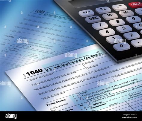 1040 Income Tax Form Hi Res Stock Photography And Images Alamy