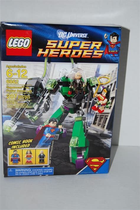 Lego Super Heroes Superman Vs Power Armor Lex 6862 Dc