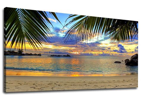 Amazon Com Palm Tree Wall Art Tropical Wall Art Hawaii Art Beach My