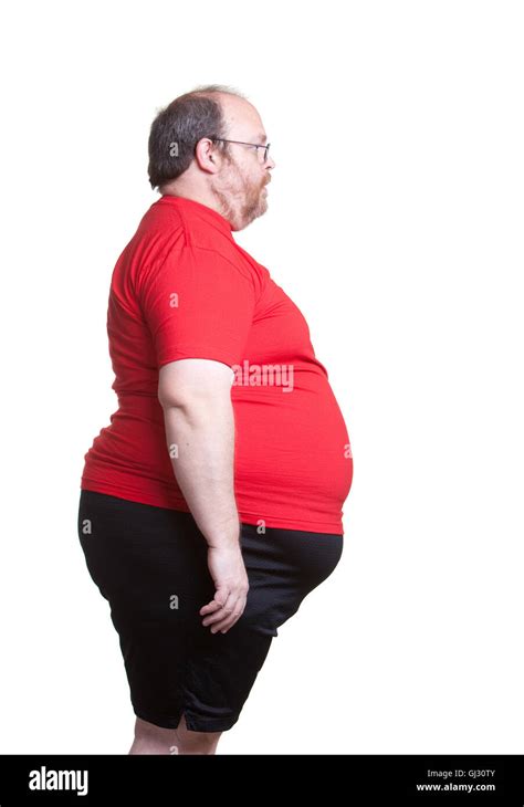 Obese Man Fat Stomach Side Hi Res Stock Photography And Images Alamy