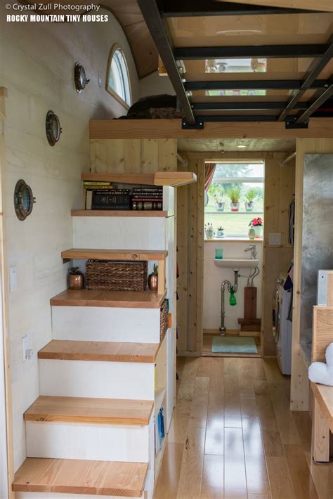 Whimsical Tiny House For Four Contains Loft Bedrooms