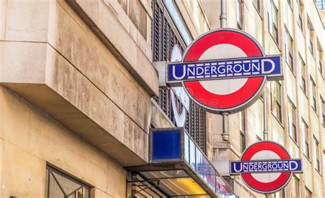 London Underground Signs In London Editorial Stock Photo Image Of