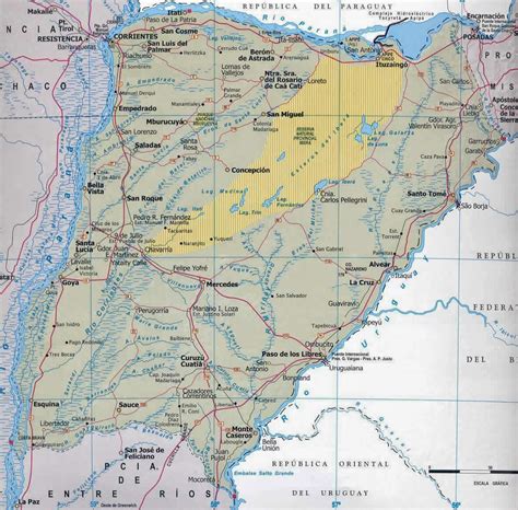 Solo Corrientes Mapas De La Provincia De Corrientes