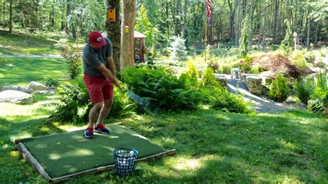One Mans Amazing Backyard Golf Setup