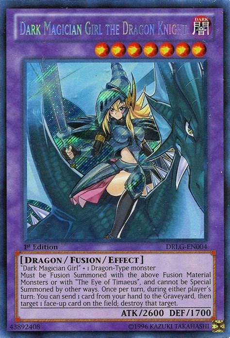 Dark Magician Girl The Dragon Knight Drlg En004 Dragons Of Legend