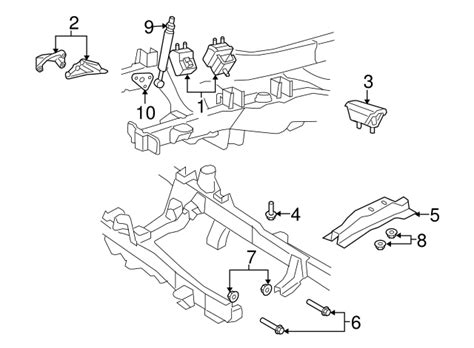 1999 2011 Ford Ranger Motor Mount 4l5z 6038 Ba Xportauto