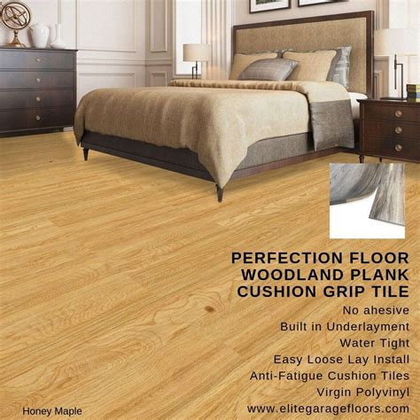 Installing a new floor is easier than ever. Easy do it yourself install, loose lay vinyl wood like tiles. No underlayment needed | Moisture ...