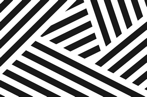 Abstract Black And White Pattern Stripe Line Template Design Artwork
