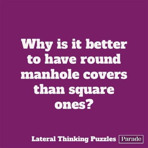 50 Lateral Thinking Puzzles With Answers Parade