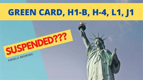 We did not find results for: Green Card, H1-B, H-4, L1, J1 visas suspended ??? - YouTube